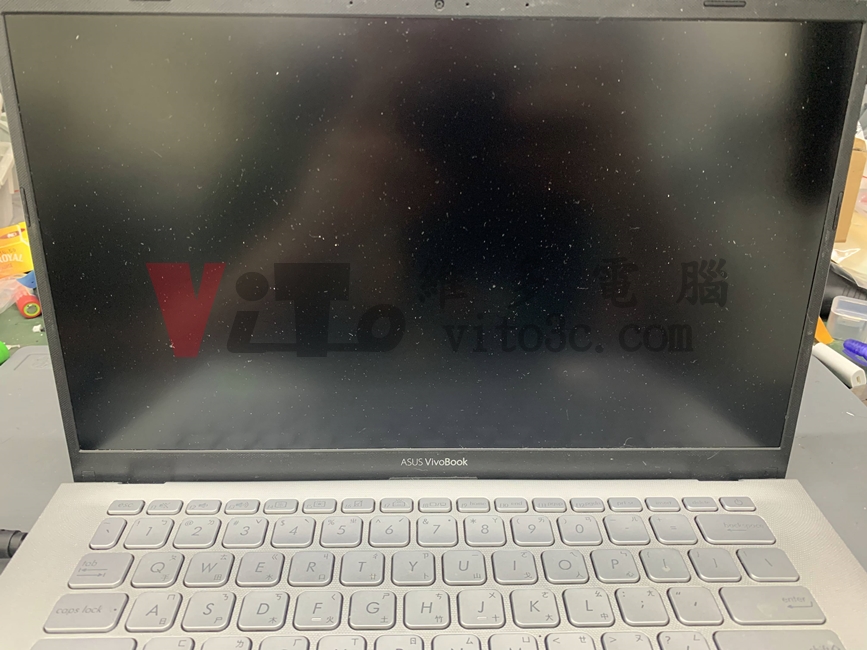 ASUS VivoBook X412F 不過電,不能開機維修案例 ASUS X412F 不過電、無法開機