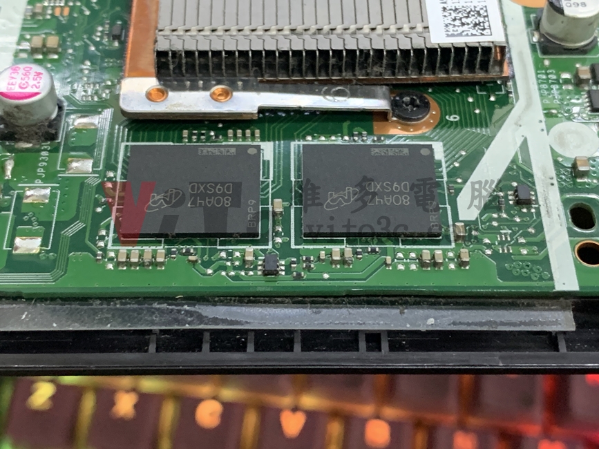 ASUS X507 零件鏽蝕
