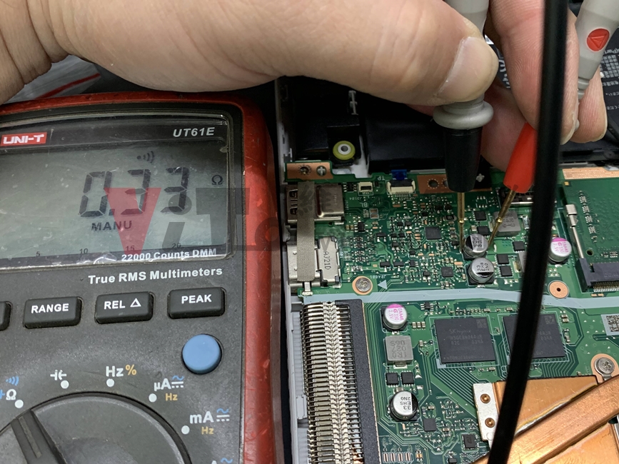 ASUS X515J 主機板供電短路