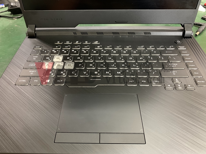 ROG G531G 不過電、無法開機、筆電進水、主機板CPU維修案例 ROG G531G 鍵盤進水