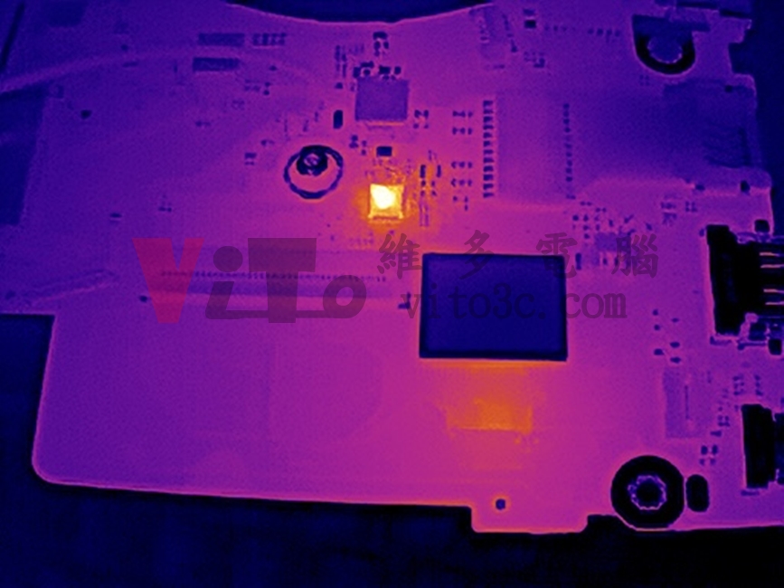 LENOVO IdeaPad Gaming3 15ACH6 不過電、無法開機、筆電進水,主機板維修案例 LENOVO IdeaPad Gaming3 主機板熱像儀測量