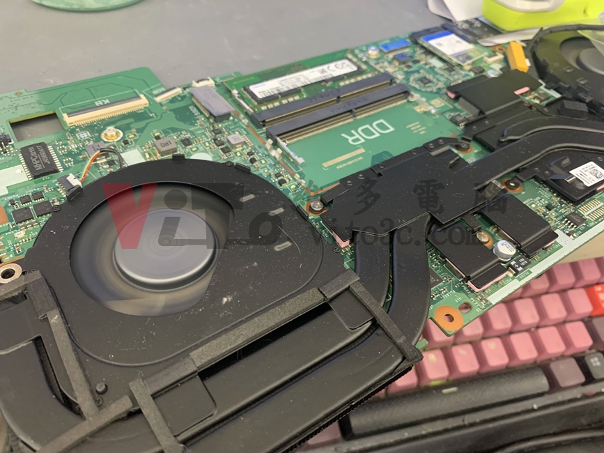 LENOVO IdeaPad Gaming3 15ACH6 不過電、無法開機、筆電進水,主機板維修案例 LENOVO IdeaPad Gaming3 主機板測試