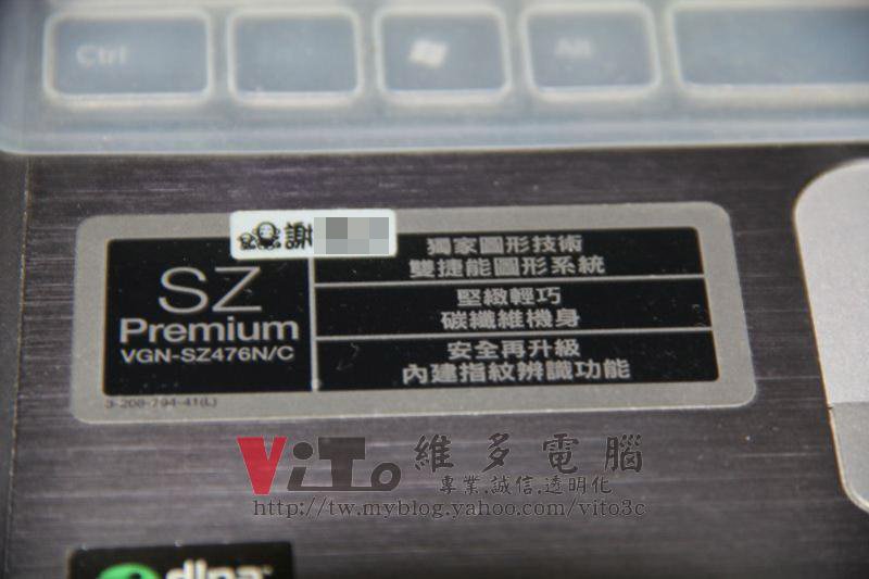 VAIO VGN-SZ476N 破圖畫面異常、顯示卡GO7400、顯示卡記憶體、開機迴路多種故障維修實例 VAIO VGN-SZ476N