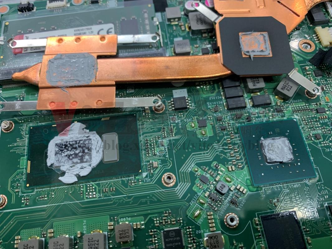 ACER A515-51 CPU與顯示卡過熱 散熱膏硬化 ACER A515-51G 散熱器清潔、散熱膏失效