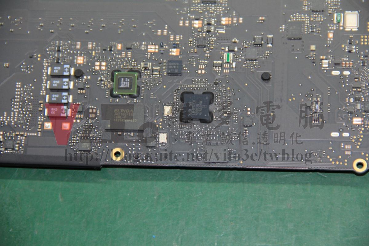 Macbook Pro 13 A1502 充電燈不亮,無法開機,不能啟動,筆電維修案例 MacBook Pro 13吋 A1502 2014年 主機板維修