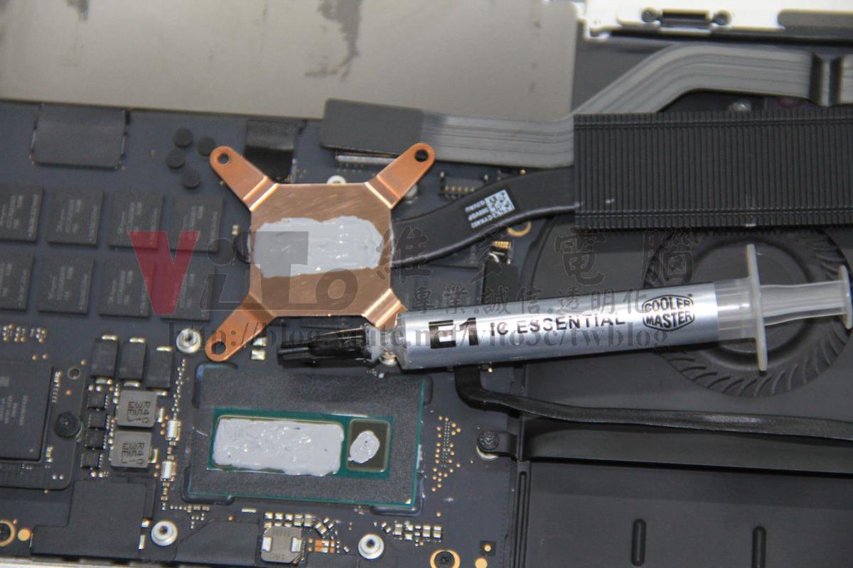 Macbook Pro 13 A1502 充電燈不亮,無法開機,不能啟動,筆電維修案例 MacBook Pro 13吋 A1502 2014年 散熱膏更換