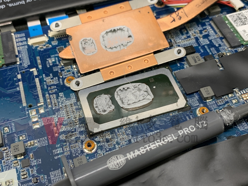 VAIO VJSE41G11W 筆電維修 - 不過電、無法開機故障排除 VAIO VJSE41G11W 更換 CoolerMaster MasterGel Pro V2 散熱膏