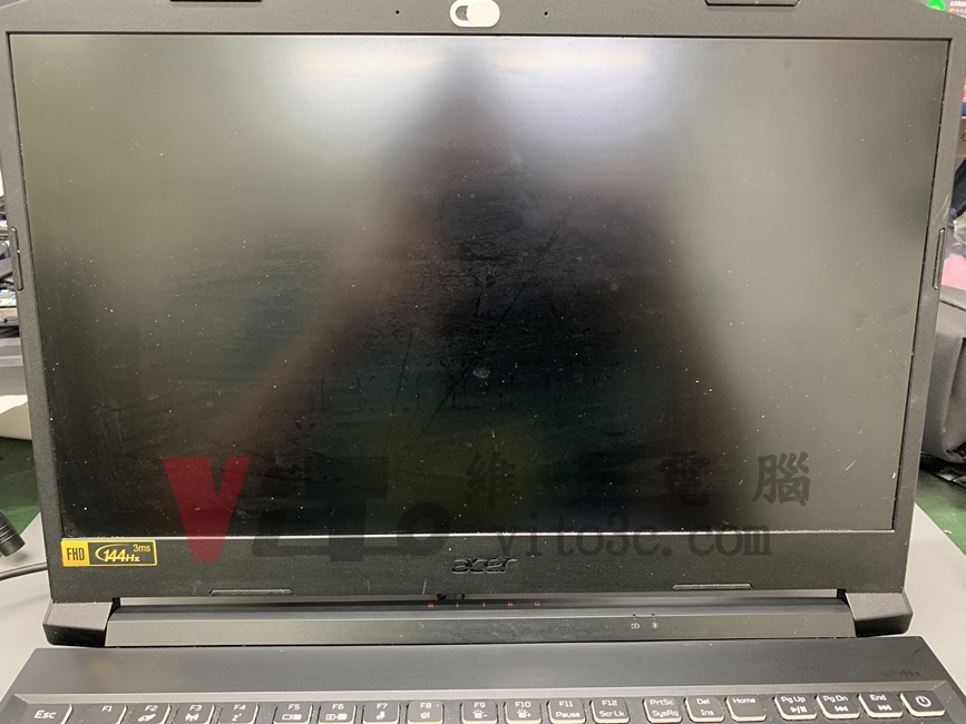 ACER AN515-56 筆電螢幕故障,導致 CPU 損壞的維修實例 | 台中、彰化專業維修 ACER AN515-56 不過電、無法開機