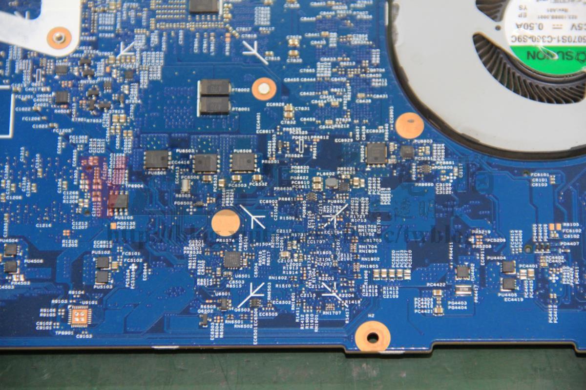 ACER VN7-593G 無法開機?電池膨脹、主機板維修實例|台中-彰化筆電維修 HM170南橋晶片供電阻抗測量