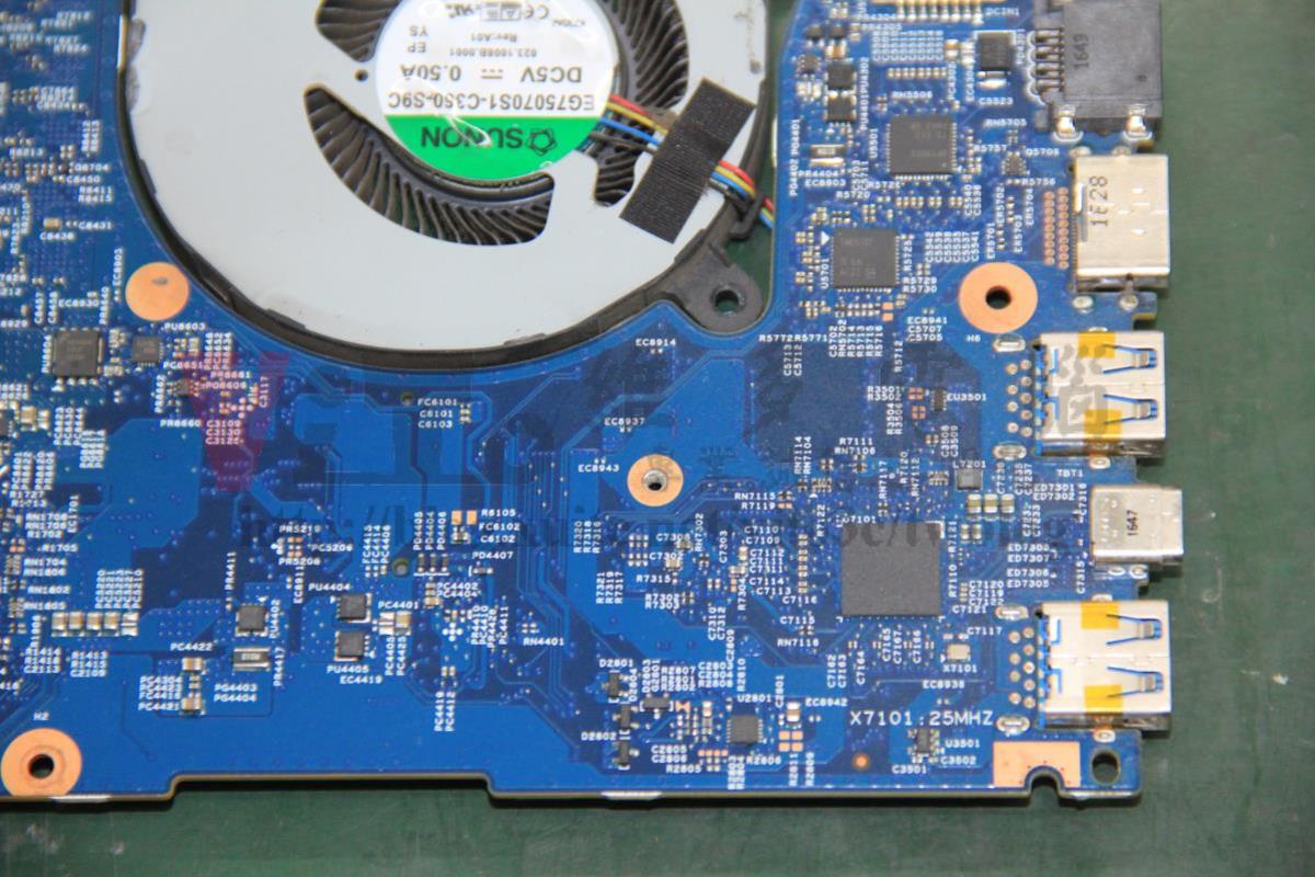 ACER VN7-593G 無法開機?電池膨脹、主機板維修實例|台中-彰化筆電維修 Type-C 控制晶片供電異常測量