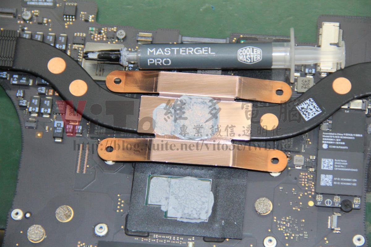 Macbook Pro 15-inch A1398 2015年 散熱膏更換 Macbook Pro 15-inch A1398 2015年 CPU散熱膏更換