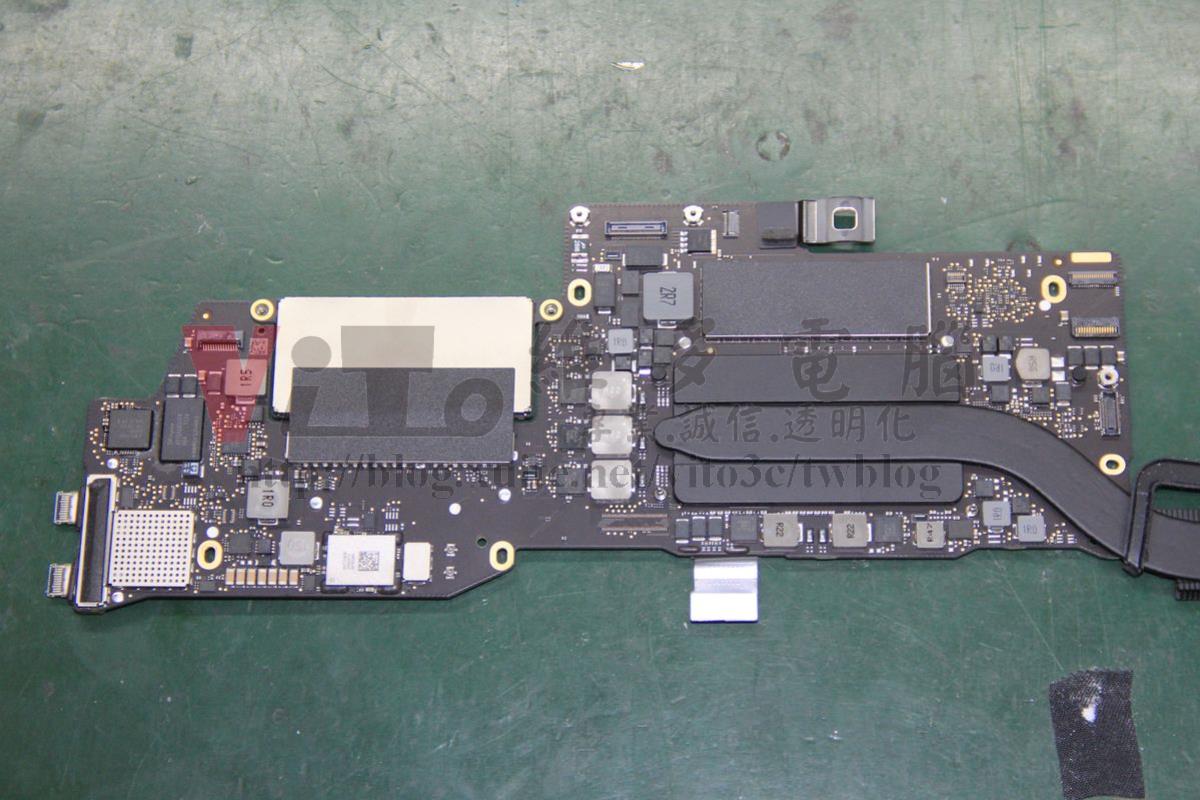 IMG_5150_结果.JPG Macbook Pro 13-inch A1708 找到故障元件後,將其更換,並清理乾淨