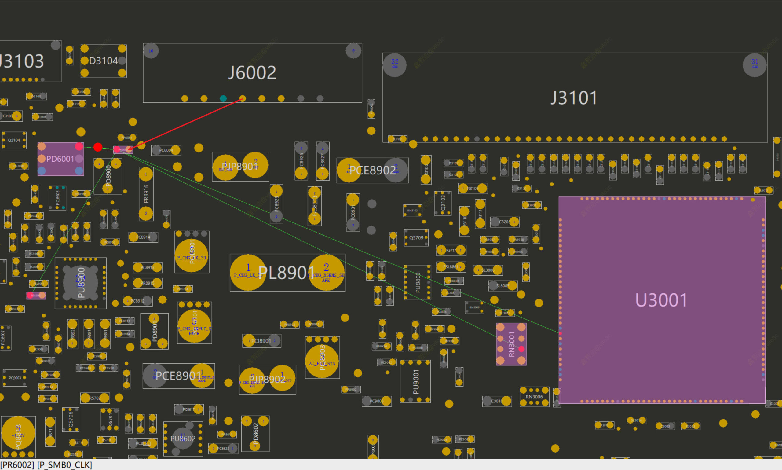 ASUS X412F 不過電、無法開機?主機板與電池維修實例|台中、彰化筆電維修 ASUS X412F 筆電電池的I²C電池通訊CLK腳位