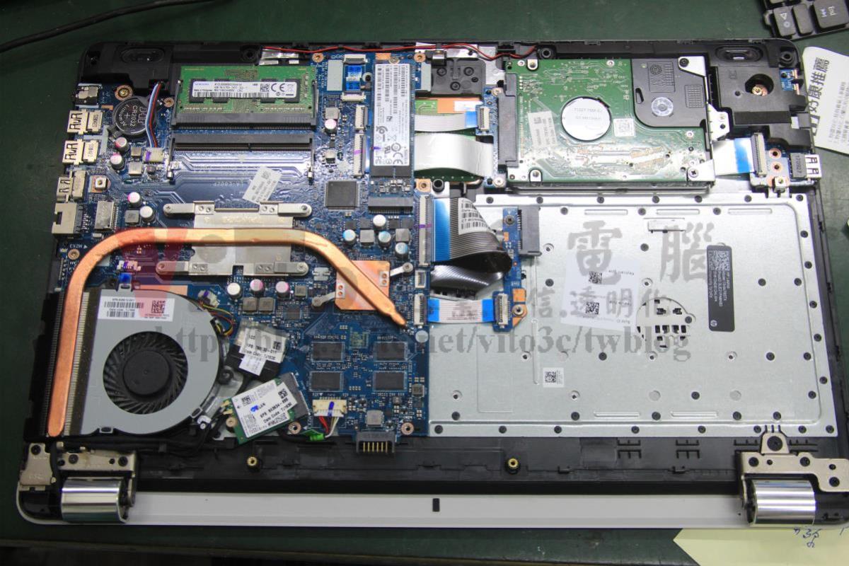 HP 15-bs765TX 拆機 內部結構 HP 15-bs765TX(TPN-C129)筆電內部結構