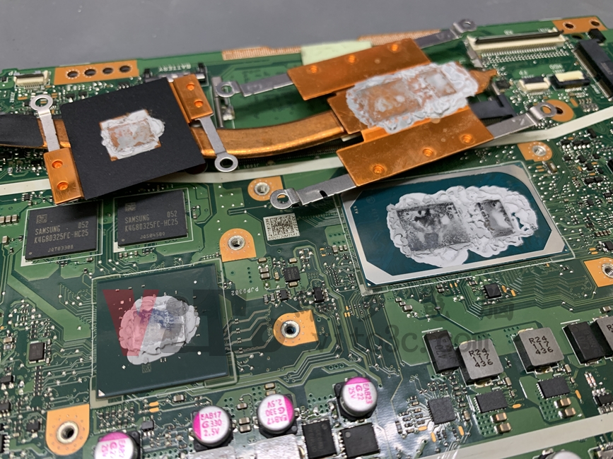 ASUS X515E 開機幾秒就斷電關機?被別家退件後,完美修復實例|台中、彰化筆電維修 ASUS X515E 散熱膏使用多年已乾掉失效