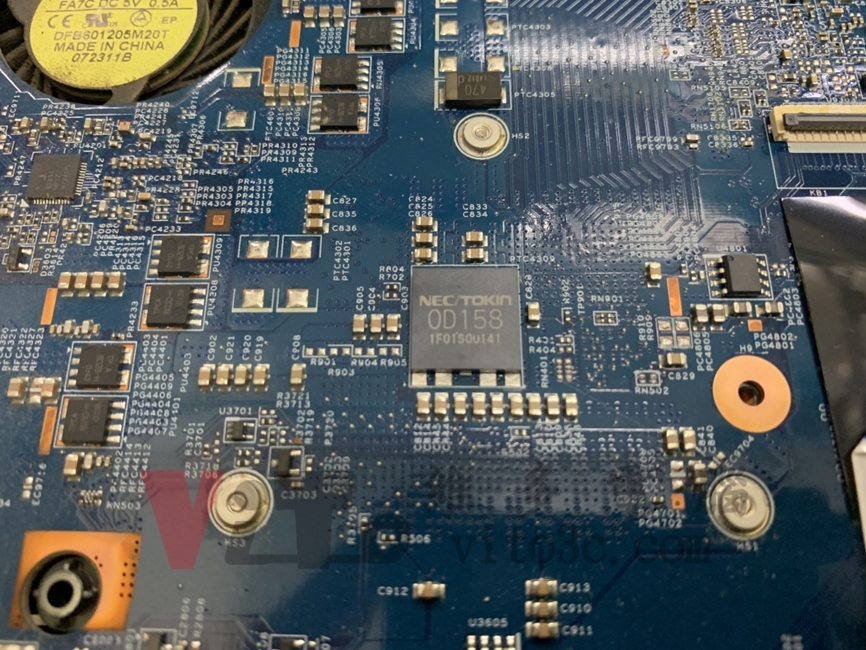 ACER 4755G BGA 焊接拆除 NEC 0D158 大電容