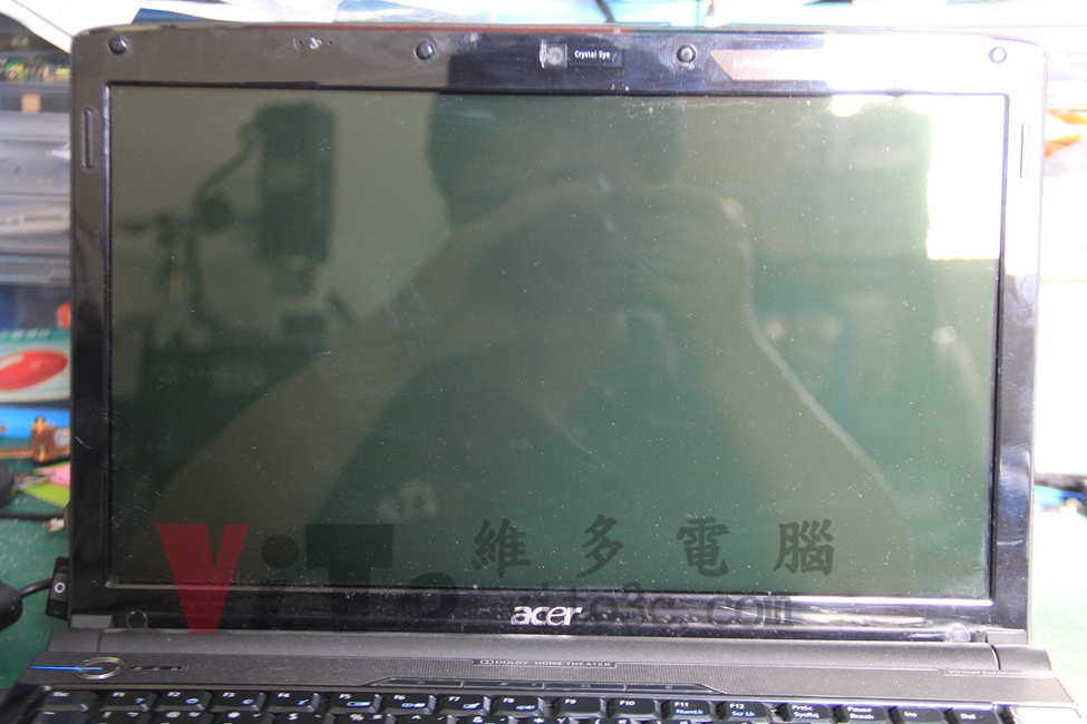 ACER 4937G 開機黑屏無畫面顯示