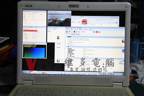 (筆電維修)華碩 ASUS F6VE 開機沒畫面~開機沒反應~無法開機~不能開機~顯卡故障維修實例