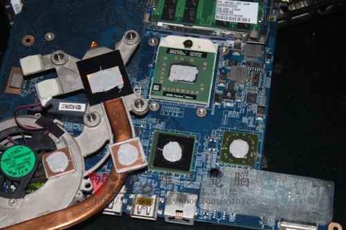 (筆電維修)康柏 HP COMPAQ CQ40 開機燈號閃爍~AMD CPU損壞更換實例