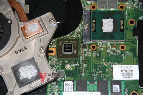 (筆電維修)惠普 HP DV2000 多災多難的顯卡維修實例