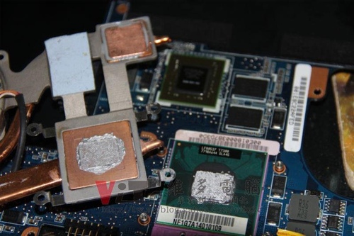 (筆電維修)華碩 ASUS W7S 顯卡花屏線條破圖~顯卡過熱通病維修實例 (主機板篇)