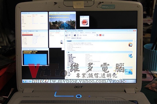 (筆電維修)宏碁 ACER ASPIRE 5920G 開機白畫面~開機白屏~顯卡故障通病~顯卡升級維修實例