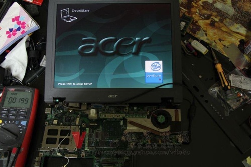 (筆電維修)宏碁 ACER Travelmate 290 開機無畫面維修 (筆電維修)宏碁 ACER Travelmate 290 開機無畫面維修