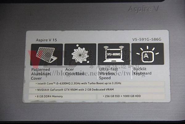 ACER Aspire V15 V5-591G-586G