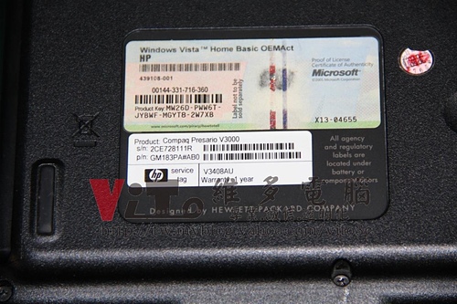 (筆電維修)惠普 COMPAQ V3000 (V3408AU) 不定時當機~開機沒畫面且時好時壞~北橋過熱當機通病維修實例