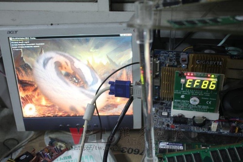 (顯卡維修)技嘉 RX26P512H 顯卡故障無法開機維修實例