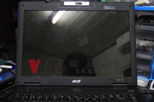 (筆電維修)宏碁 ACER ASPIRE 5580 開機沒畫面~開機有背光~外接影響正常~內顯故障維修實例 (筆電維修)宏碁 ACER ASPIRE 5580 開機沒畫面~開機有背光~外接影響正常~內顯故障維修實例