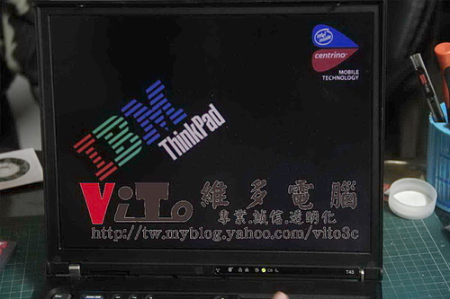 (筆電維修)聯想 IBM T43 開機後停在BIOS畫面~無法開機~南橋故障維修實例