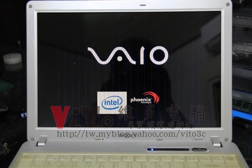 (筆電維修)新力 VAIO VGN-C25T(PCG-6R9P) 畫面線條~NVIDIA顯卡故障通病~GO7400顯卡故障升級維修實例