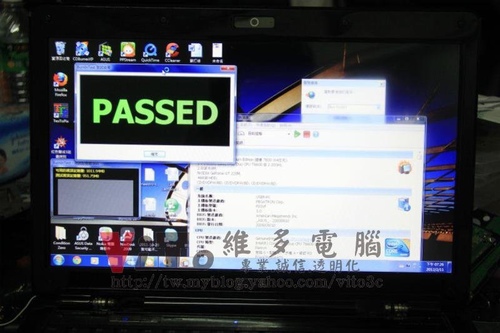 (筆電維修)華碩 ASUS F83V GT220M顯卡故障導致黑屏~開機沒畫面~無法開機維修實例