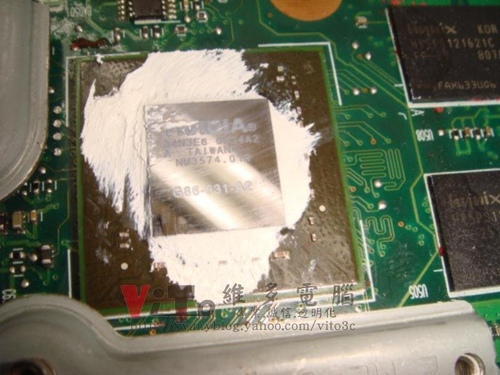 (筆電維修)惠普 HP DV3000 開機畫面異常~沒畫面~嗶聲警告音顯卡維修實例