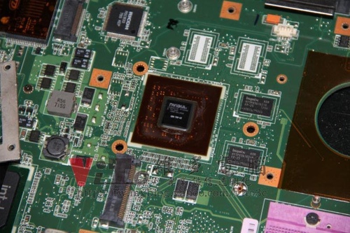 (筆電維修)華碩 ASUS F3S 顯卡破圖~不定時藍底白字~無法進作業系統維修實例