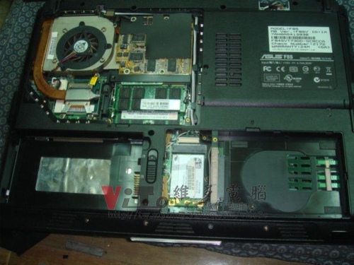 (筆電維修)華碩 ASUS F8S 不過電~沒燈號~開機沒反應維修實例
