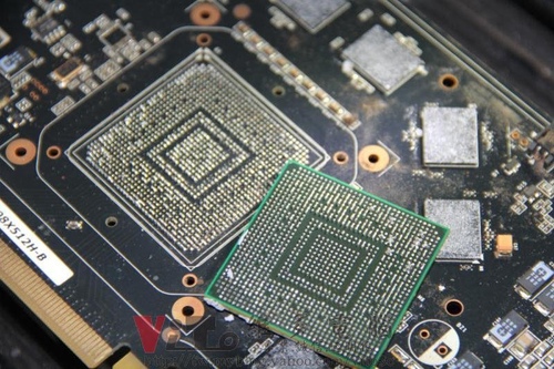 (顯卡維修)技嘉 9800GTX 重磅顯卡~不開機~破圖~條紋~馬賽克~顯示異常維修實例