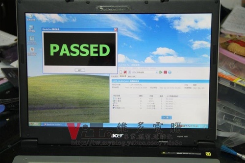 (筆電維修)宏碁 ACER ASPIRE 1652WLMi (1650) 開機畫面異常~顯卡花屏破圖維修實例