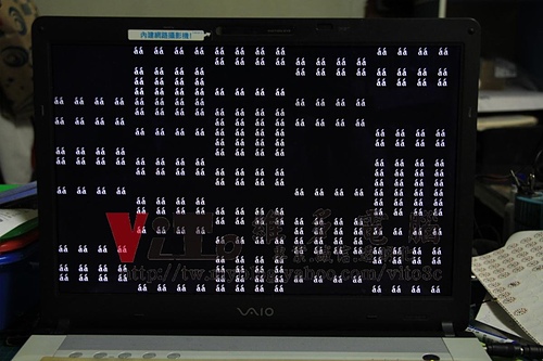 (筆電維修)新力 SONY VAIO VGN-FE35TP(PCG-7RBP) 開機畫面藍色線條~畫面亂碼破圖~無法進入作業系統~NVIDIA顯示卡故障通病維修實例