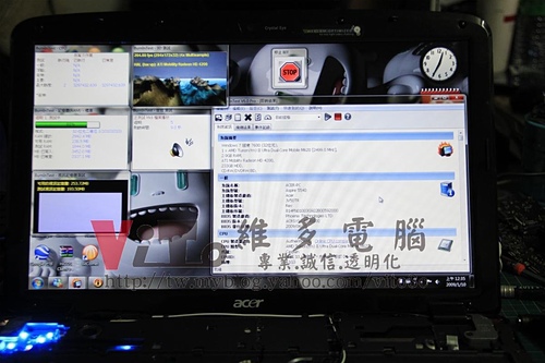 宏碁 ACER ASPIRE 5536 過熱關機~過熱當機~北橋故障導致異常保護維修實例 宏碁 ACER ASPIRE 5536 過熱關機~過熱當機~北橋故障導致異常保護維修實例