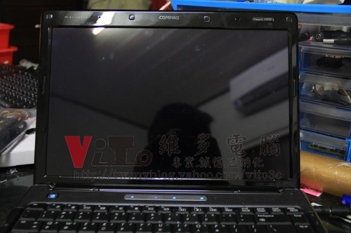 (筆電維修)康柏 COMPAQ Presario v3000(V3232AU) 沒畫面顯示~無法開機~開機黑屏維修實例