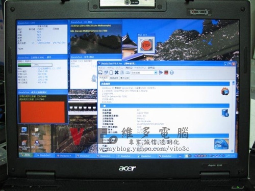 (筆電維修)宏碁 ACER ASPIRE 5580 開機背光亮沒畫面顯示~顯卡故障維修實例