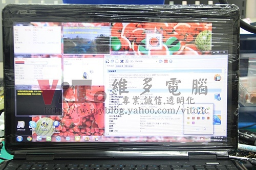 (筆電維修)華碩 ASUS K50I (K50ID) 常常當機~自動關機~藍底白字重開機~主機板供電異常維修實例(散熱器改裝標準流程)