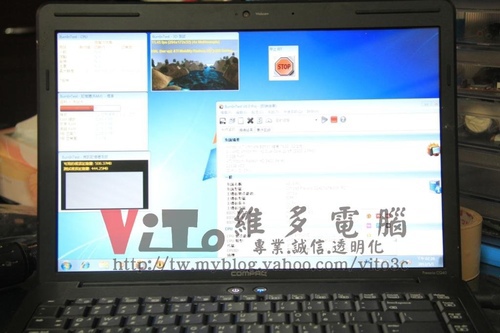 (筆電維修)惠普 COMPAQ CQ40-411AX 開機沒畫面~開機沒反應~影像黑屏~指示燈閃爍維修實例