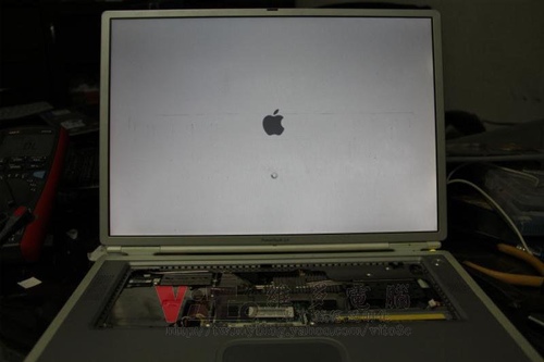 (筆電維修)蘋果 APPLE POWERBOOK G4 小G4開機沒反應~開機沒畫面維修實例