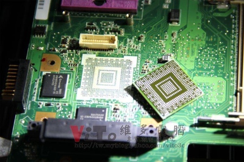 (筆電維修)華碩 ASUS F6S 9300M 顯卡獨顯破圖維修實例