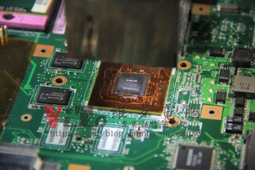 (筆電維修)華碩 ASUS F3SC 六畫面~畫面分割~開機綠色畫面~顯卡過熱通病故障維修實例