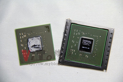 (筆電維修)華碩 ASUS V2S 畫面顯示異常~顯示卡過熱老化~更換改良型白色封裝晶片維修實例 (筆電維修)華碩 ASUS V2S 畫面顯示異常~顯示卡過熱老化~更換改良型白色封裝晶片維修實例