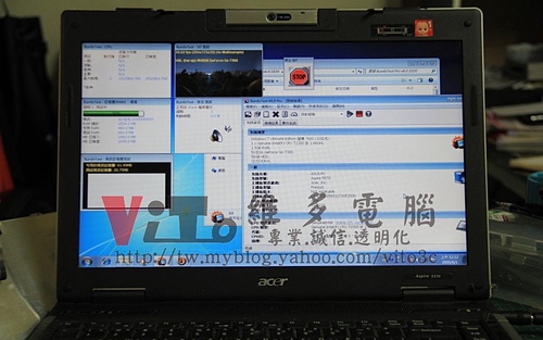(筆電維修)宏碁 ACER ASPIRE 5570 GO7300獨立顯卡故障導致開機有背光沒畫面~無法開機維修實例